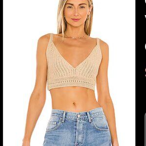 NWT Vince Crochet Bralette Crop Tank Top sz Small